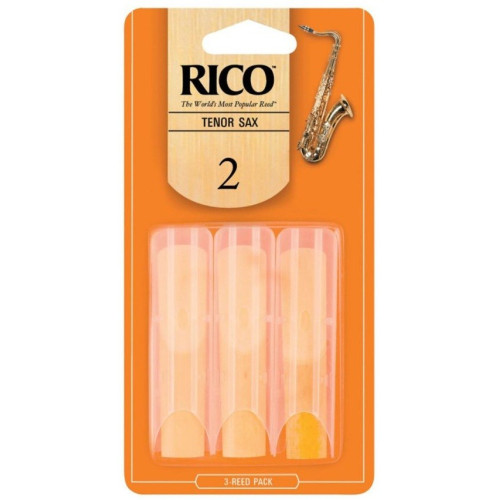 Rico RKA0320 3 Pack Tenor Sax 2.0 трости для тенор саксофона, размер 2, 3 шт Rico RKA0320 3 Pack Tenor Sax 2.0 трости для тенор саксофона, размер 2, 3 шт