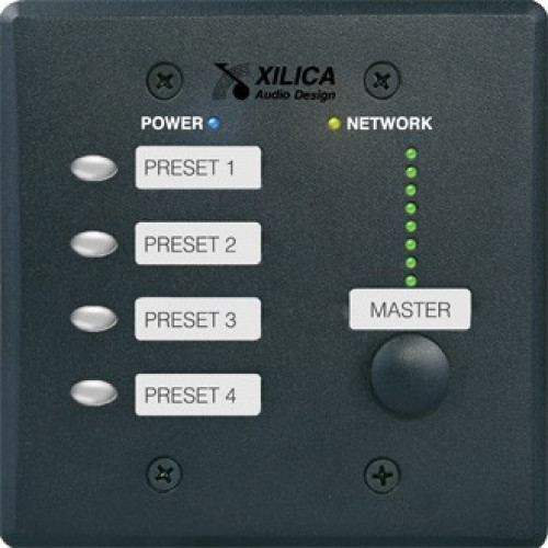 Xilica Mini-S4K1 контрольная панель с джогом и 4 переключателями Xilica Mini-S4K1 контрольная панель с джогом и 4 переключателями