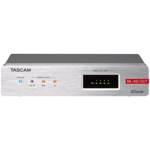 Tascam ML-4D/Out-X Dante-Analogue конвертор с DSP Mixer Tascam ML-4D/Out-X Dante-Analogue конвертор с DSP Mixer