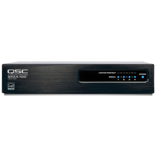 QSC SPA4-100 усилитель мощности 4-канальный EnergyStar QSC SPA4-100 усилитель мощности 4-канальный EnergyStar