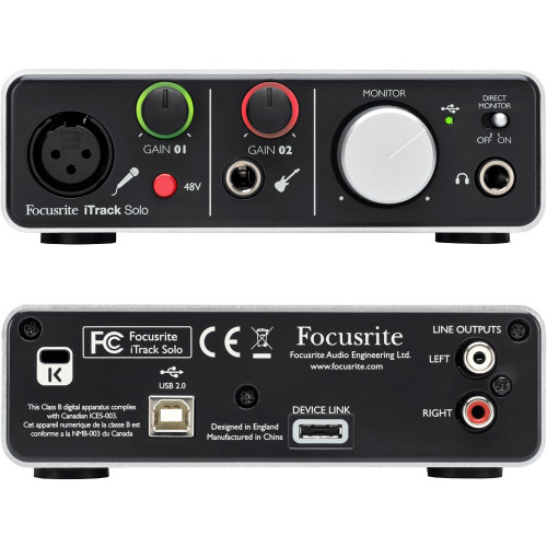 Focusrite iTrack Studio (Lightning) cтудийный комплект звукозаписи Focusrite iTrack Studio (Lightning) cтудийный комплект звукозаписи