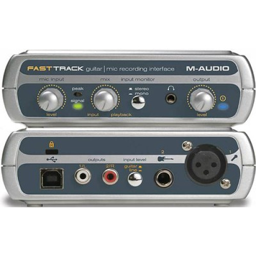 M-Audio FAST TRACK USB Внешний USB-box для записи-воспроизведения звука M-Audio FAST TRACK USB Внешний USB-box для записи-воспроизведения звука