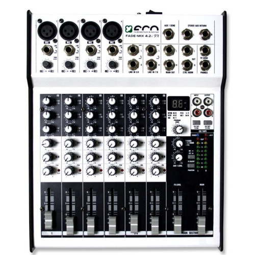 Eco Fade-Mix 4.2i FX микшерный пульт, 4 микрофонных/линейных + 2 стерео входа Eco Fade-Mix 4.2i FX микшерный пульт, 4 микрофонных/линейных + 2 стерео входа