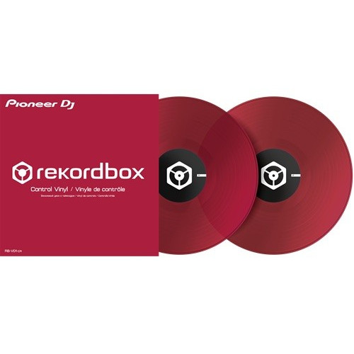 Pioneer RB-VD1-CR тайм-код пластинки для rekordbox DVS, красные (пара)
