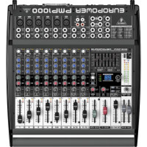 Behringer PMP 1000 Europower Микшерный пульт (4 моновхода, 4 стереовхода, 6 микрофонных предусилителей) Behringer PMP 1000 Europower Микшерный пульт (4 моновхода, 4 стереовхода, 6 микрофонных предусилителей)