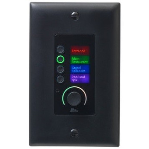 BSS EC-4BV-BLK контроллер Ethernet с 4 кнопками и громкостью, цвет черный BSS EC-4BV-BLK контроллер Ethernet с 4 кнопками и громкостью, цвет черный