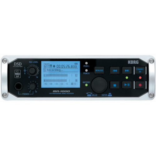 Korg MR1000 портативный настольный 1-битный DSD рекордер Korg MR1000 портативный настольный 1-битный DSD рекордер