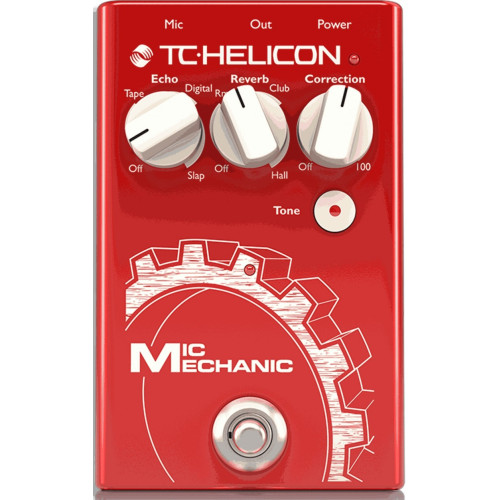 TC Helicon Voicetone Mic Mechanic II напольная вокальная педаль эффектов: питч-корректор, дилей, ревербератор TC Helicon Voicetone Mic Mechanic II напольная вокальная педаль эффектов: питч-корректор, дилей, ревербератор