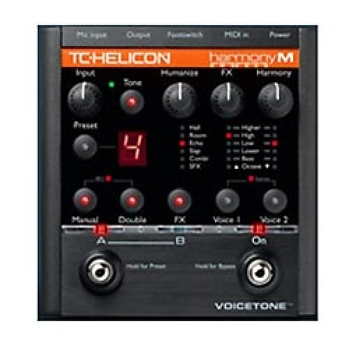 TC Helicon VoiceTone Harmony-M вокальная педаль эффекта интелектуальной гармонизации TC Helicon VoiceTone Harmony-M вокальная педаль эффекта интелектуальной гармонизации