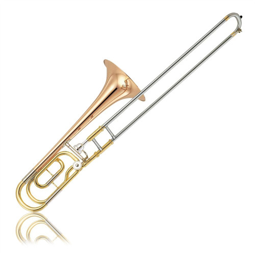 Yamaha YBL-421G бас-тромбон Bb/F, золотое покрытие Yamaha YBL-421G бас-тромбон Bb/F, золотое покрытие
