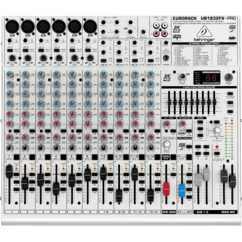 Behringer UB1832FX-PRO Eurorack микшерный пульт Behringer UB1832FX-PRO Eurorack микшерный пульт