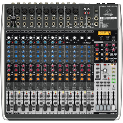Behringer Xenyx QX2442USB аналоговый микшерный пульт Behringer Xenyx QX2442USB аналоговый микшерный пульт