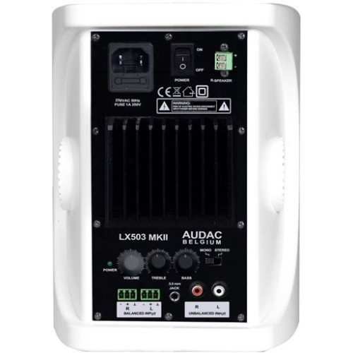 Audac LX503MK2/W активная настенная акустическая система, цвет белый Audac LX503MK2/W активная настенная акустическая система, цвет белый
