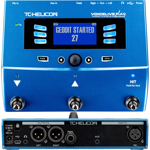TC Helicon Voicelive Play напольный вокальный процессор эффектов TC Helicon Voicelive Play напольный вокальный процессор эффектов