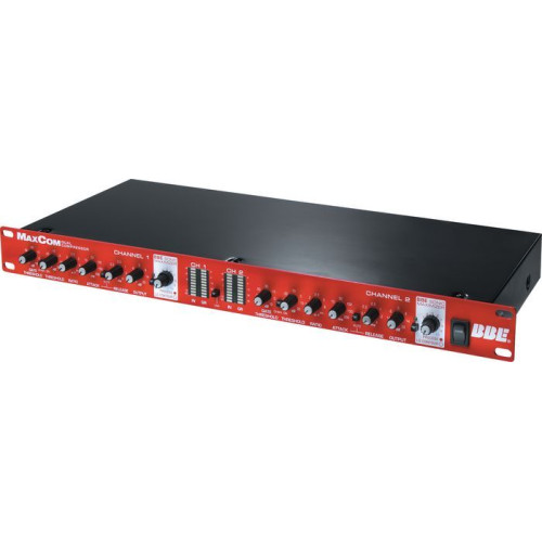 BBE MAXCOM двухканальный компрессор, лимитер, гейт со встроенным Sonic Maximizer BBE MAXCOM двухканальный компрессор, лимитер, гейт со встроенным Sonic Maximizer