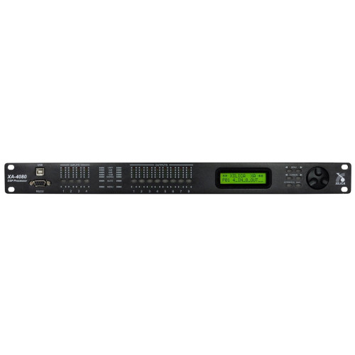 Xilica XA-4080 цифровой процессор-контроллер акустических систем, 4 входа, 8 выходов, 30 пресетов Xilica XA-4080 цифровой процессор-контроллер акустических систем, 4 входа, 8 выходов, 30 пресетов