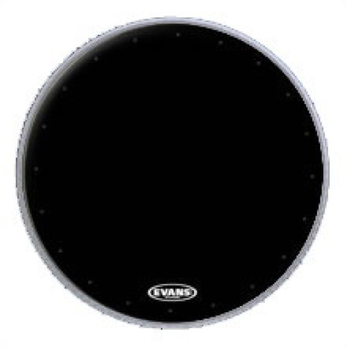 Evans BD20RA EQ1 Resonant Black 20'' Перед.пластик для бас бар.однослойн.черн.с демп.кольцом