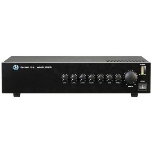 TOPPRO PA240 трансляционный зонный усилитель: 240Вт RMS, 260Вт макс., 4Ом TOPPRO PA240 трансляционный зонный усилитель: 240Вт RMS, 260Вт макс., 4Ом