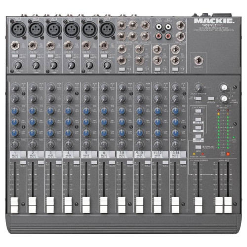 Mackie 1402 VLZ 3 14-канальный микшер Mackie 1402 VLZ 3 14-канальный микшер