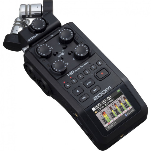 Zoom H6 BLK переосной рекордер-портастудия Zoom H6 BLK переосной рекордер-портастудия