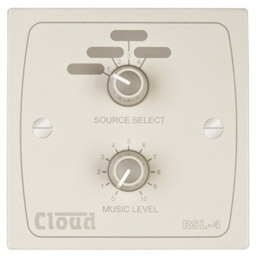 Cloud Electronics RSL-4W панель удаленного управления, цвет белый Cloud Electronics RSL-4W панель удаленного управления, цвет белый