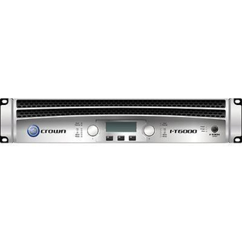 Crown I-Tech 6000 туровый усилитель мощности, 2х2 500 Вт/2 Ом Crown I-Tech 6000 туровый усилитель мощности, 2х2 500 Вт/2 Ом