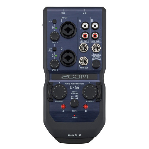 Zoom U-44 ручной аудиоинтерфейс Zoom U-44 ручной аудиоинтерфейс