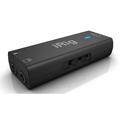 IK Multimedia iRig HD 2 компактный аудио интерфейс для гитары/баса с подключением к iOS и Mac IK Multimedia iRig HD 2 компактный аудио интерфейс для гитары/баса с подключением к iOS и Mac