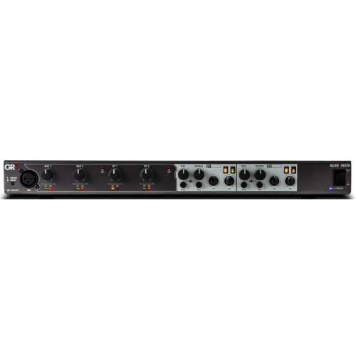Allen&Heath GR3 аналоговый зонный микшер 1U, 2 микрофонных входа, 2 стерео входа, 2 зонных выхода