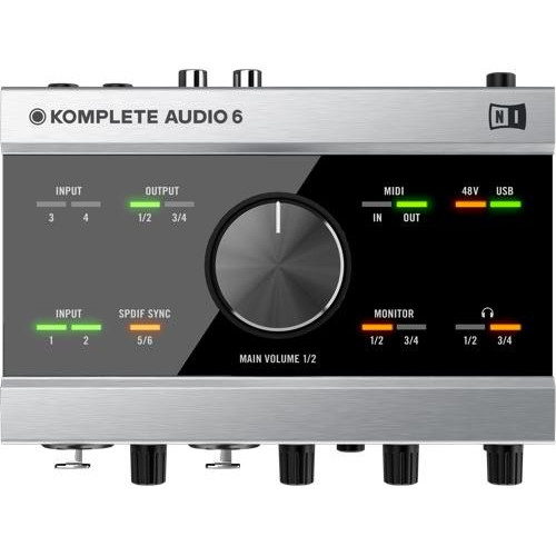 Native Instruments Komplete Audio 6 USB-аудио интерфейс Native Instruments Komplete Audio 6 USB-аудио интерфейс