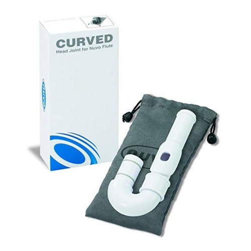 Nuvo Curved Head Joint in Tote Bag - White изогнутая головка флейты, цвет белый