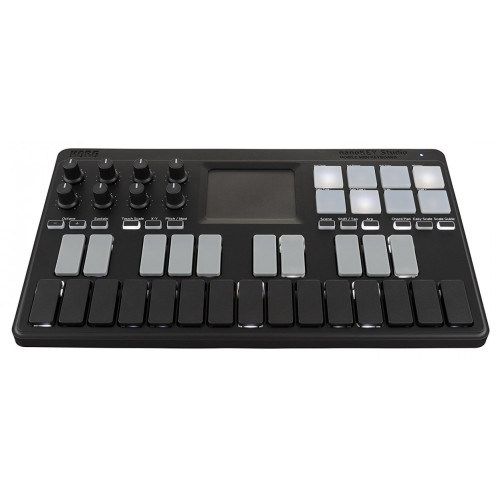 Korg Nanokey-Studio портативный USB-MIDI-контроллер, цвет чёрный Korg Nanokey-Studio портативный USB-MIDI-контроллер, цвет чёрный