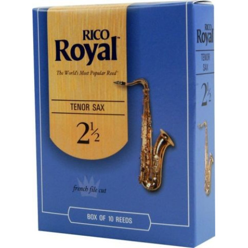 Rico RKB1025 трости для тенор-саксофона, Royal (2 1/2), 10 шт. В пачке Rico RKB1025 трости для тенор-саксофона, Royal (2 1/2), 10 шт. В пачке