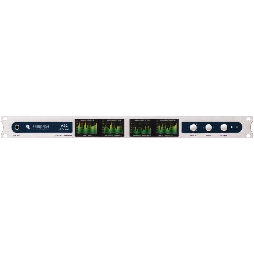 Ferrofish A32 Dante 32-канальный AD/DA MADI / ADAT конвертер Ferrofish A32 Dante 32-канальный AD/DA MADI / ADAT конвертер