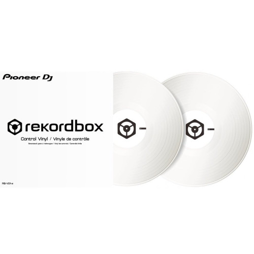 Pioneer RB-VD1-W тайм-код пластинки для rekordbox DVS, белые (пара)