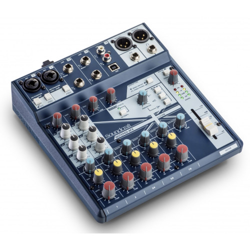 Soundcraft Notepad-8FX аналоговый микшерный пульт, 8 каналов, эффекты Lexicon