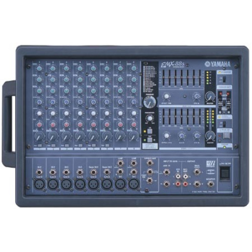 Yamaha EMX-88S микшер (стерео) с усилителем: 8вх., 2х400вт / 4ом проц., эфф. SPX 16прогр. 7пол. граф. э Yamaha EMX-88S микшер (стерео) с усилителем: 8вх., 2х400вт / 4ом проц., эфф. SPX 16прогр. 7пол. граф. э