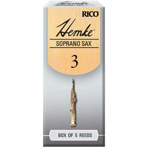 Rico RHKP5SSX300 трости для сопрано-саксофона, Frederick L. Hemke (3), 5шт. в пачке Rico RHKP5SSX300 трости для сопрано-саксофона, Frederick L. Hemke (3), 5шт. в пачке