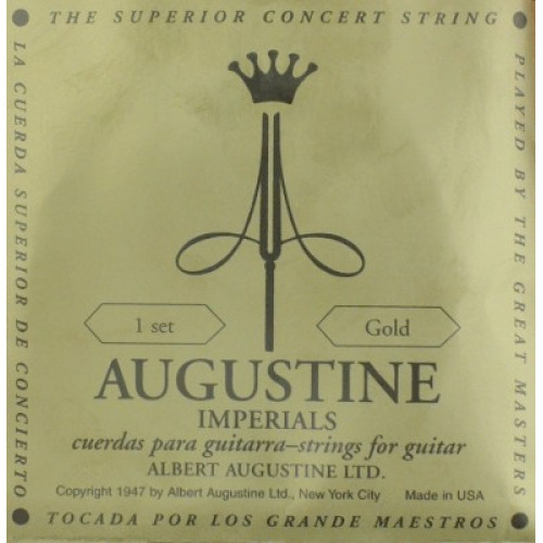 Augustine Imperials Gold комплект струн для классической гитары Augustine Imperials Gold комплект струн для классической гитары