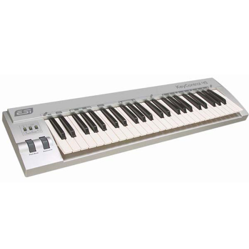 ESI KEYCONTROL 49 4-октавная (49 клавиш) динамическая MIDI-клавиатура USB, 3 кнопки, 2 колеса (PITCH BEND и MODULATION), вход S ESI KEYCONTROL 49 4-октавная (49 клавиш) динамическая MIDI-клавиатура USB, 3 кнопки, 2 колеса (PITCH BEND и MODULATION), вход S