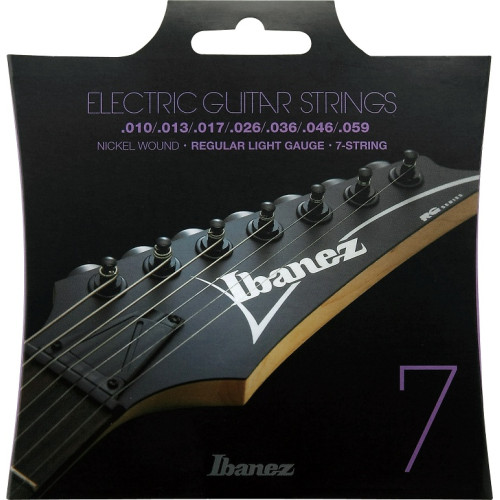 Ibanez IEGS71 струны для 7-струнной гитары 9-59, лёгкое натяжение Ibanez IEGS71 струны для 7-струнной гитары 9-59, лёгкое натяжение