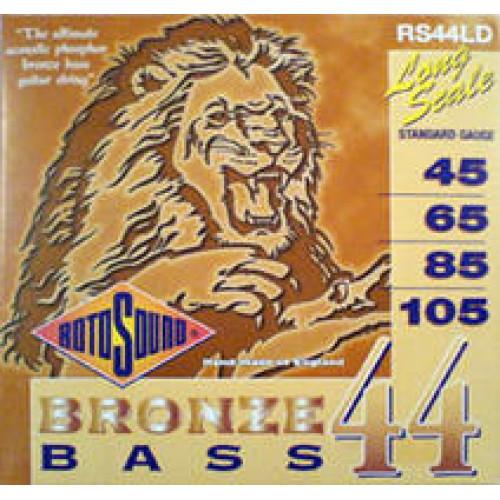 Rotosound RS44LC струны для акустической бас-гитары, 45-105, бронза Rotosound RS44LC струны для акустической бас-гитары, 45-105, бронза
