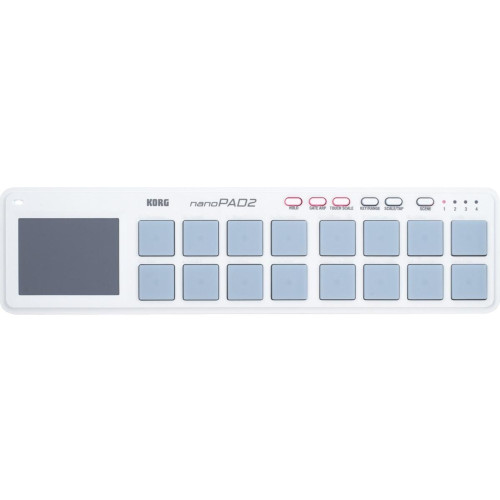 Korg Nanopad2-WH портативный USB-MIDI-контроллер Korg Nanopad2-WH портативный USB-MIDI-контроллер