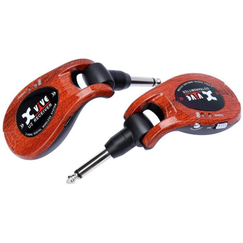 XVive U2 Guitar wireless system wood цифровая гитарная беспроводная система, цвет под дерево XVive U2 Guitar wireless system wood цифровая гитарная беспроводная система, цвет под дерево