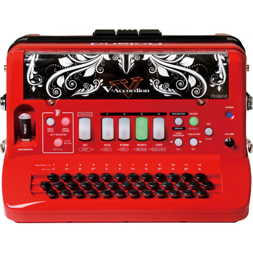 Roland FR-18D RD цифровой аккордеон Roland FR-18D RD цифровой аккордеон