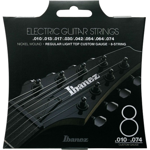 Ibanez IEGS81 струны для 8-струнной гитары, 10-74, лёгкое натяжение Ibanez IEGS81 струны для 8-струнной гитары, 10-74, лёгкое натяжение
