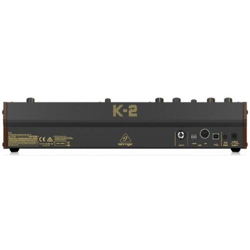 Behringer K-2 аналоговый синтезатор с двумя осцилляторами Behringer K-2 аналоговый синтезатор с двумя осцилляторами