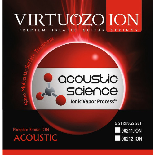 Virtuozo 00212.ION набор 6 струн для акустической гитары, 012-054 Virtuozo 00212.ION набор 6 струн для акустической гитары, 012-054