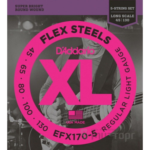 D'Addario EFX170-5 струны для бас-гитары D'Addario EFX170-5 струны для бас-гитары