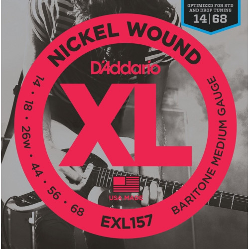D'Addario EXL-157 струны для электрогитары баритон 14-068 D'Addario EXL-157 струны для электрогитары баритон 14-068